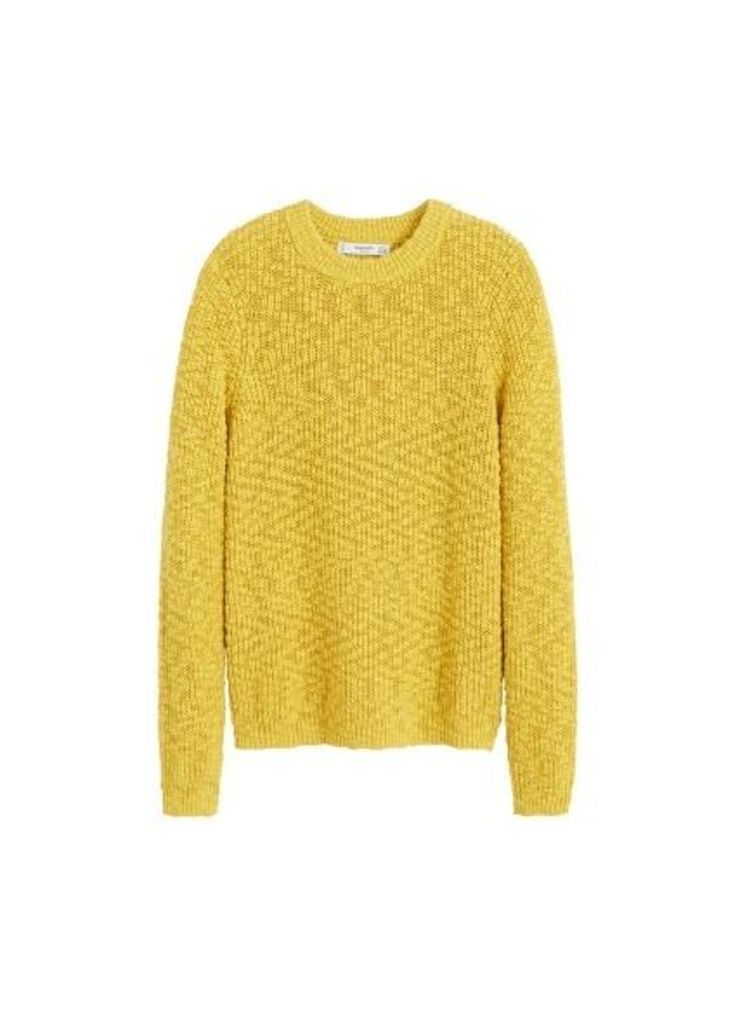 Open-knit sweater