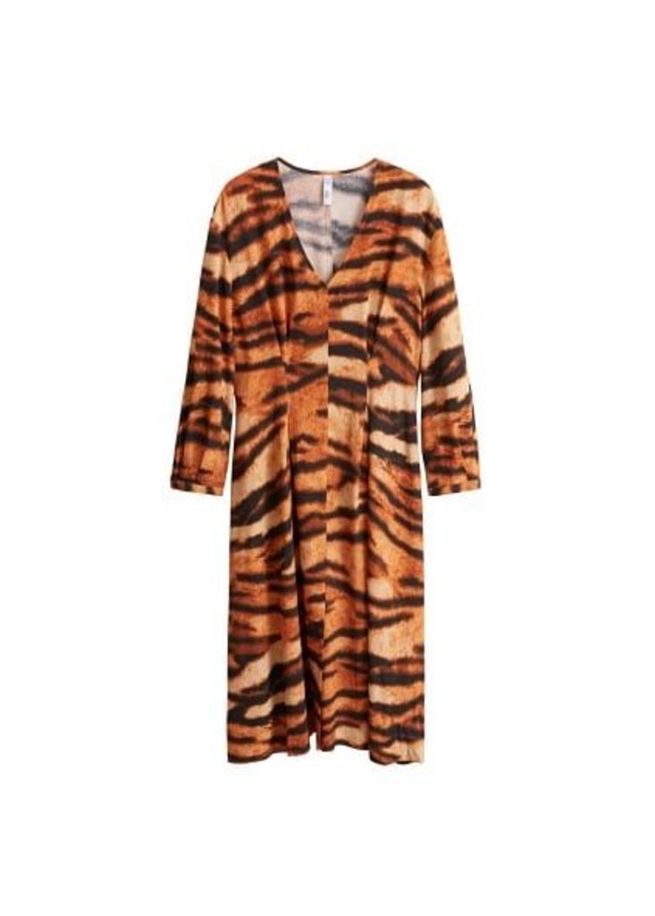 Tiger print dress