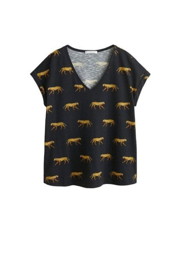 Animal print t-shirt