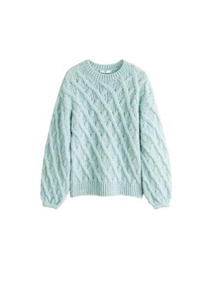 Chunky-knit sweater