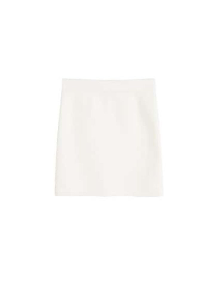 Recycled polyester miniskirt