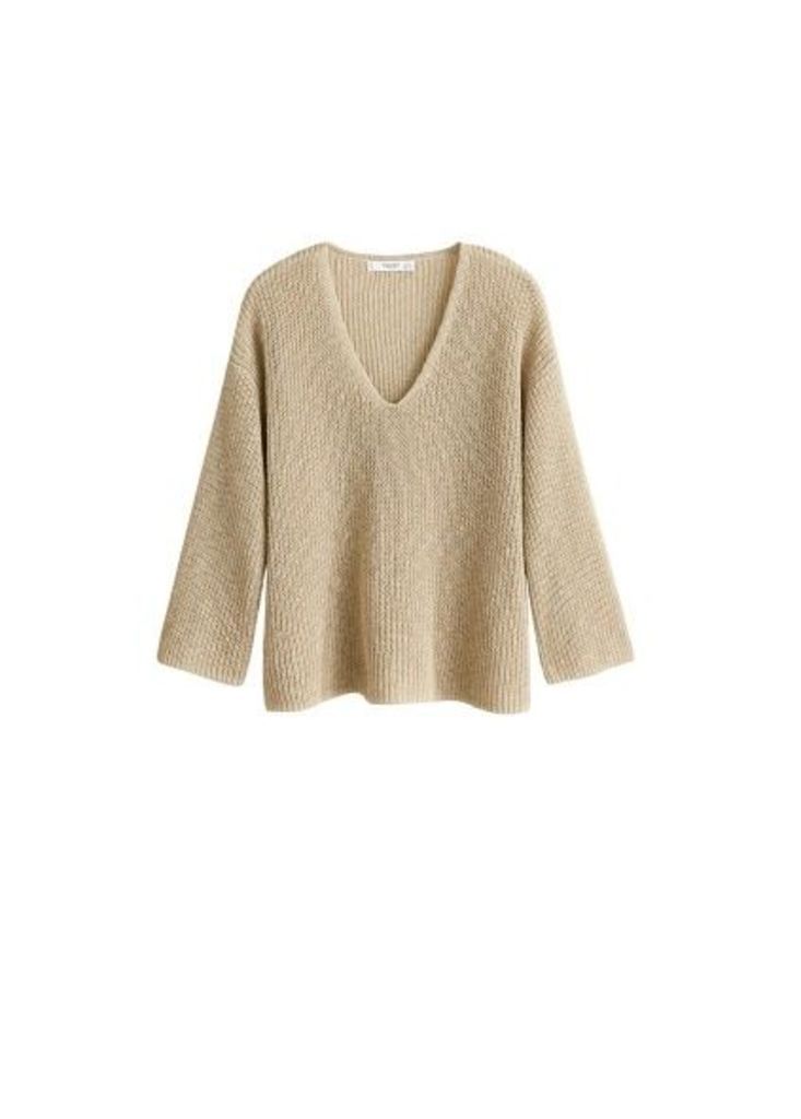 Open-knit sweater