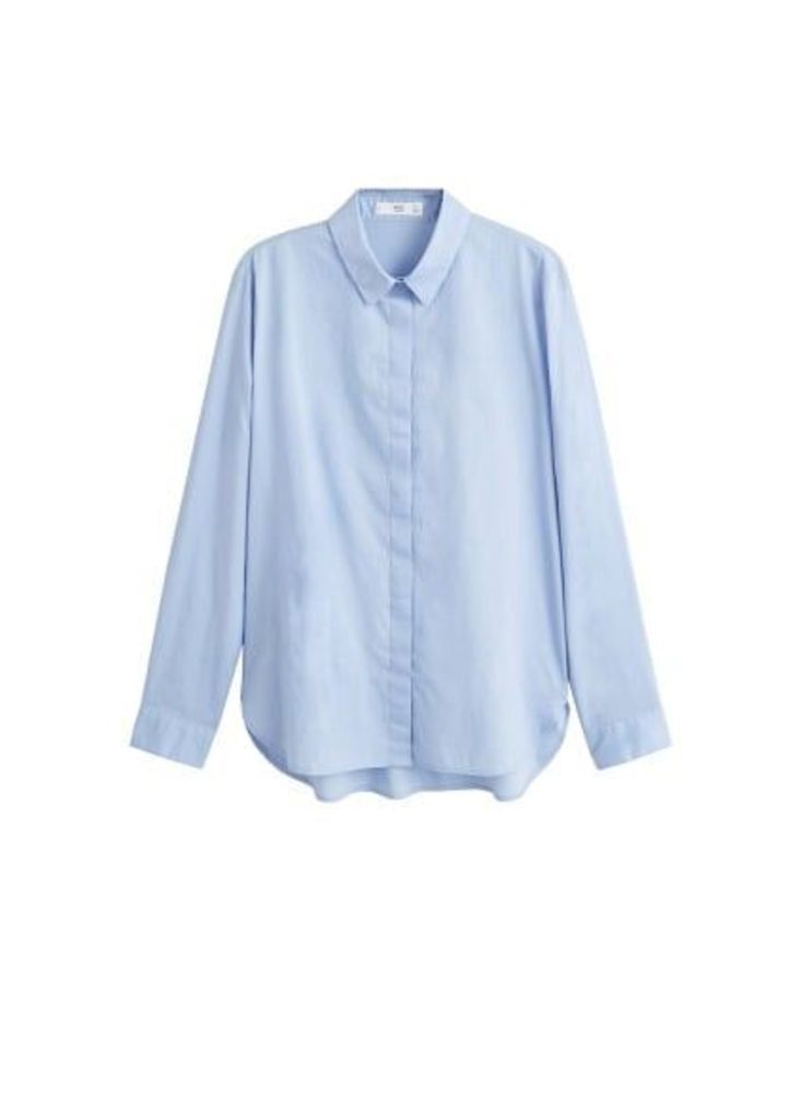 Essential cotton-blend shirt