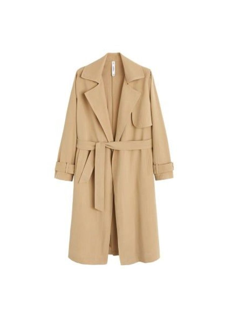 Classic trench with bows
