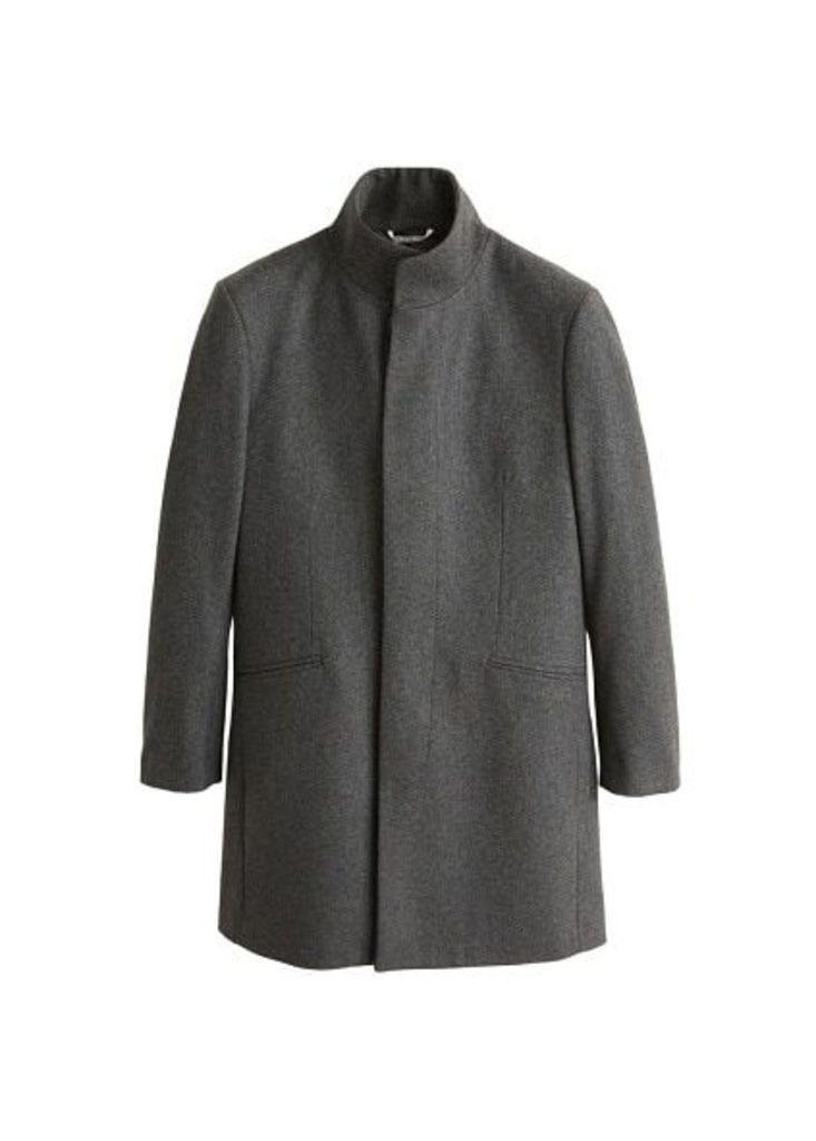 Wool tailored coat