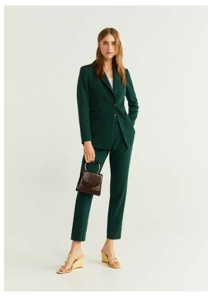 Structured suit blazer