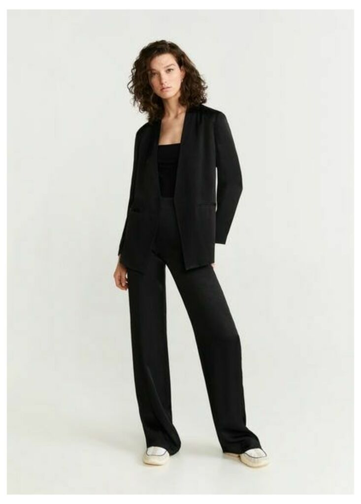 Unstructured suit blazer