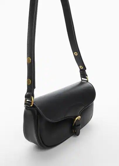 Buckle cross-body bag black - Woman - One size - MANGO