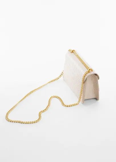 Coco chain bag off white - Woman - One size - MANGO