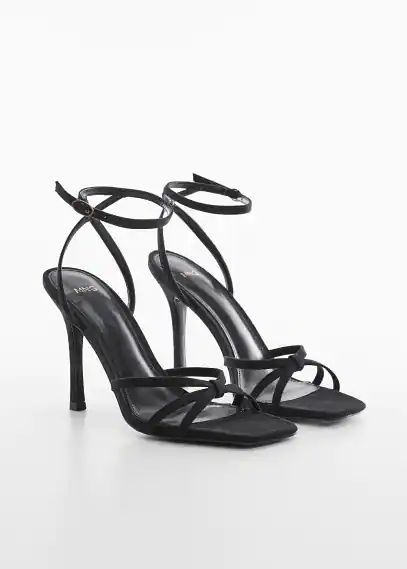 Strappy heeled sandals black - Woman - 2 - MANGO