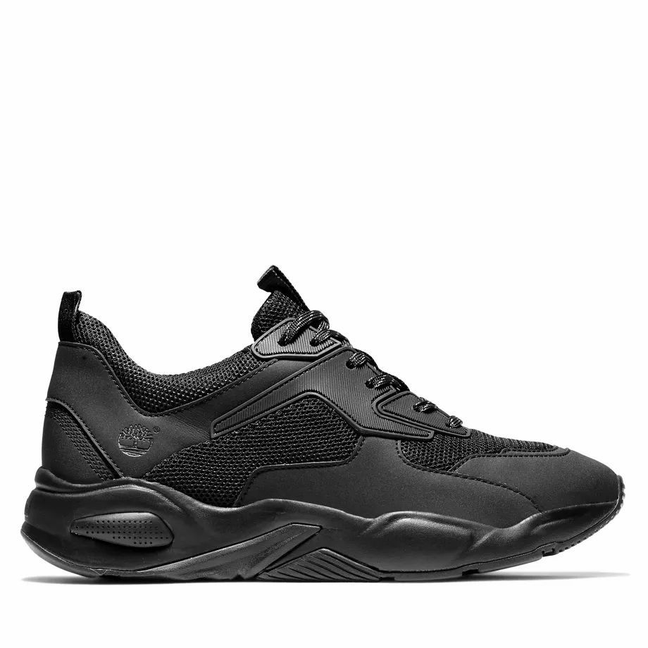 Delphiville Mesh Sneaker For Women In Black Black, Size 5