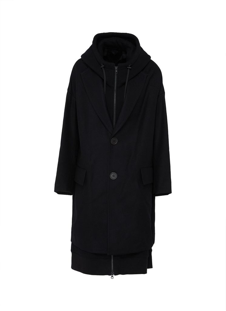 Detachable hood coat