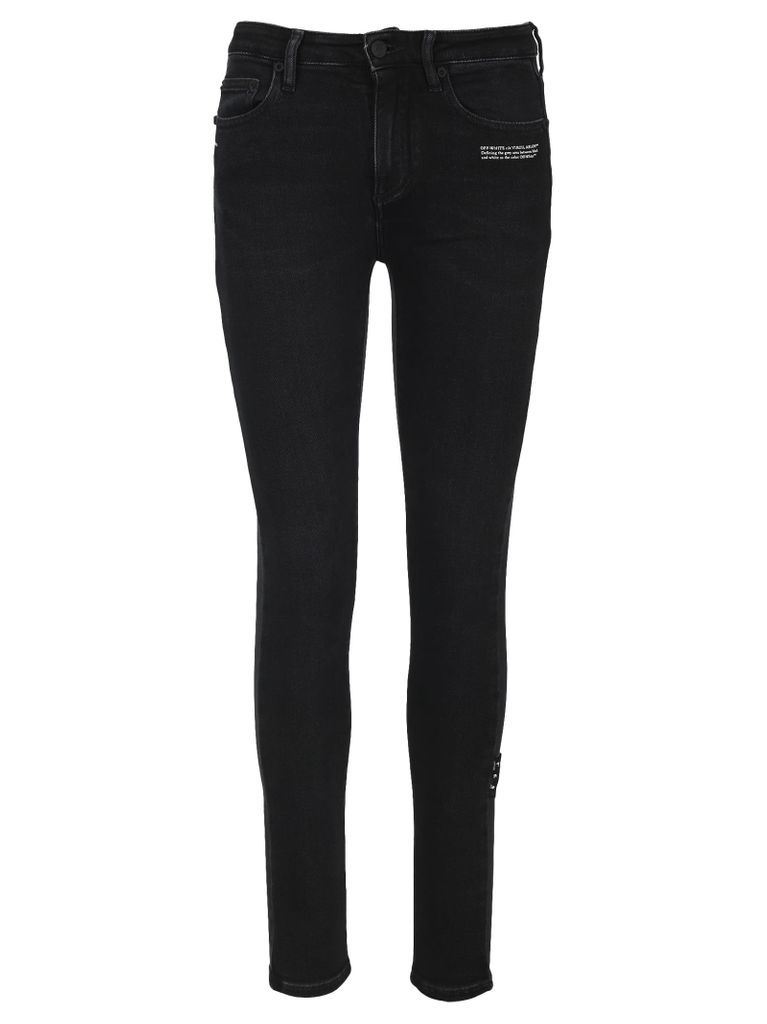 Off White Skinny Jeans