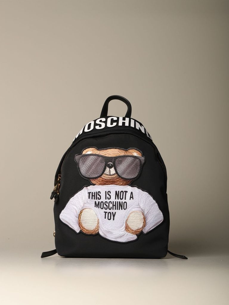 Couture Backpack Moschino Couture Nylon Backpack With Teddy