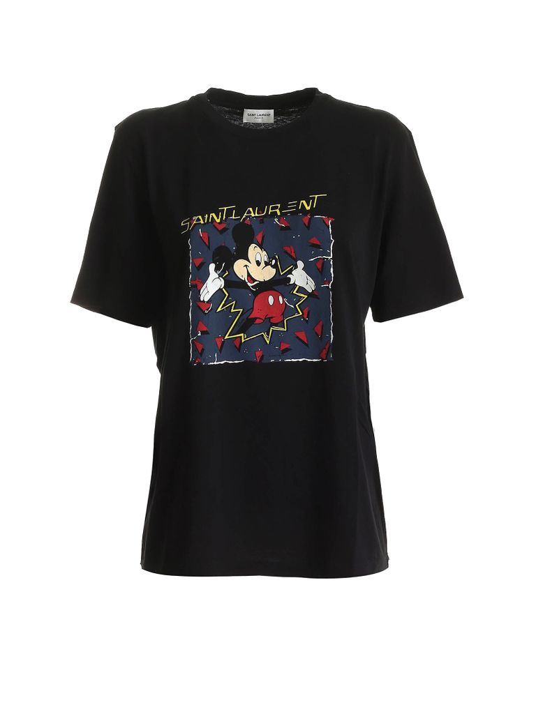 Saint Laurent Mickey Mouse T-shirt