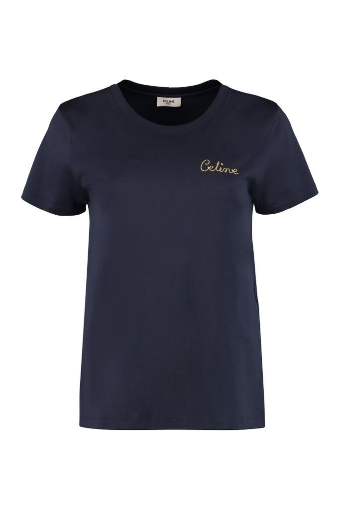 Crew-neck Cotton T-shirt