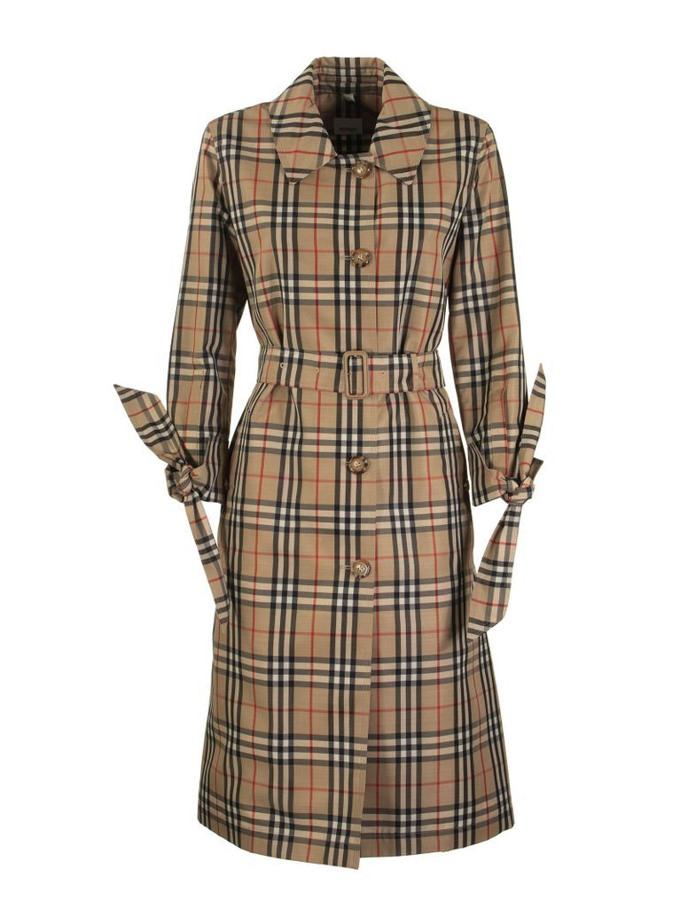 Claygate Vintage Check Recycled Polyester Car Coat