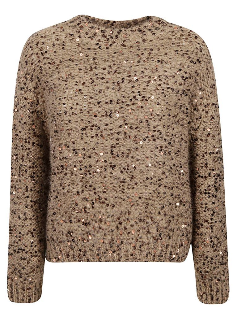 Sequin-coated Sweater