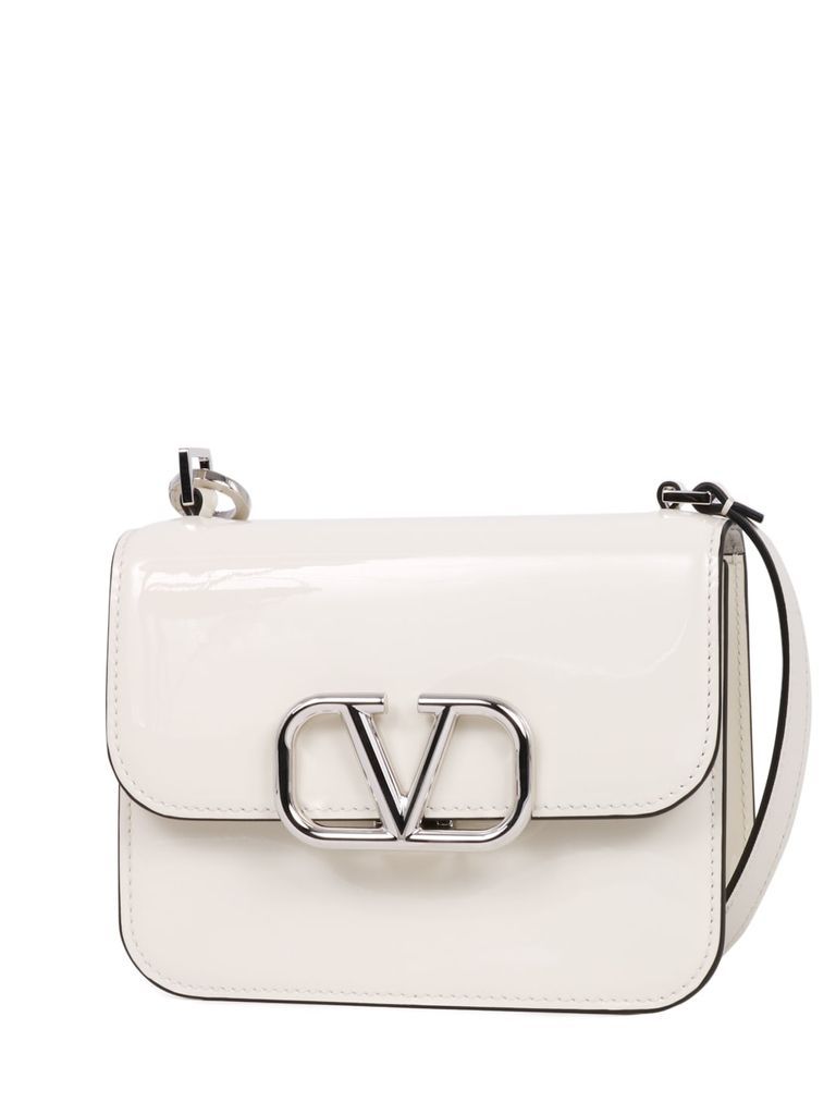 V Logo Patent Bag