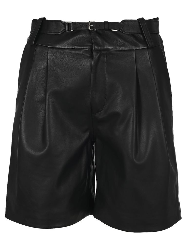 Leather Bermuda Shorts