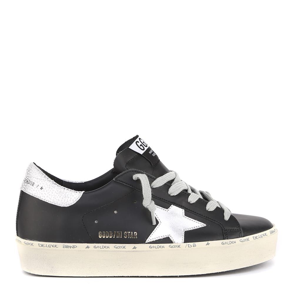 Black Hi Star Leather Sneaker