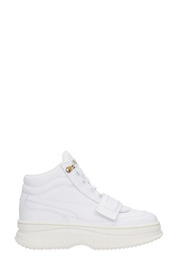 Deva Sneakers In White Leather