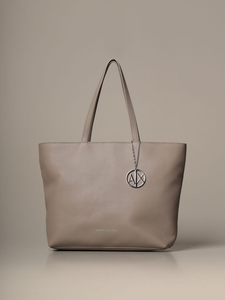 Armani Exchange Tote Bags Armani Exchange Shoulder Bag In Synthetic Textured Leather