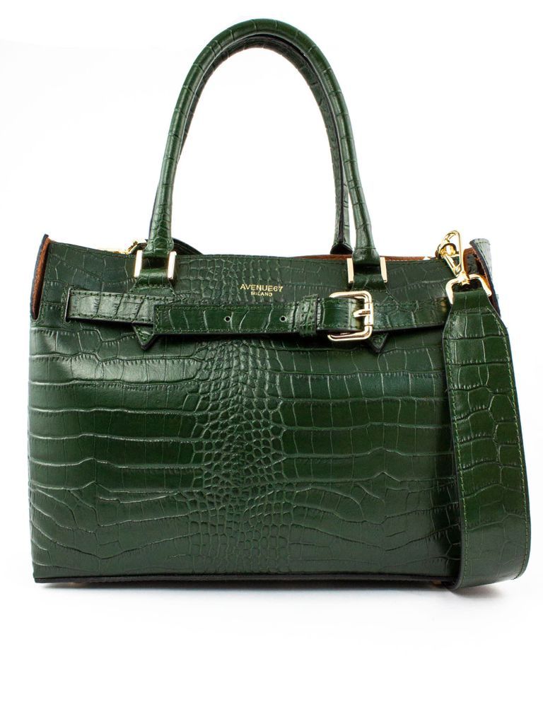 Elbaxs Bag In Green Leather