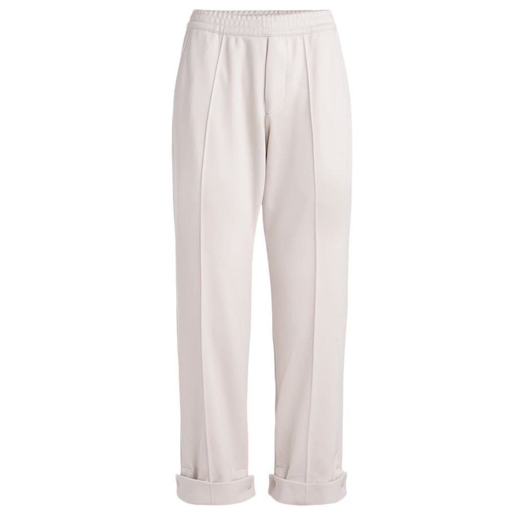Y3 Sports Trousers In Ecru Color Fabric