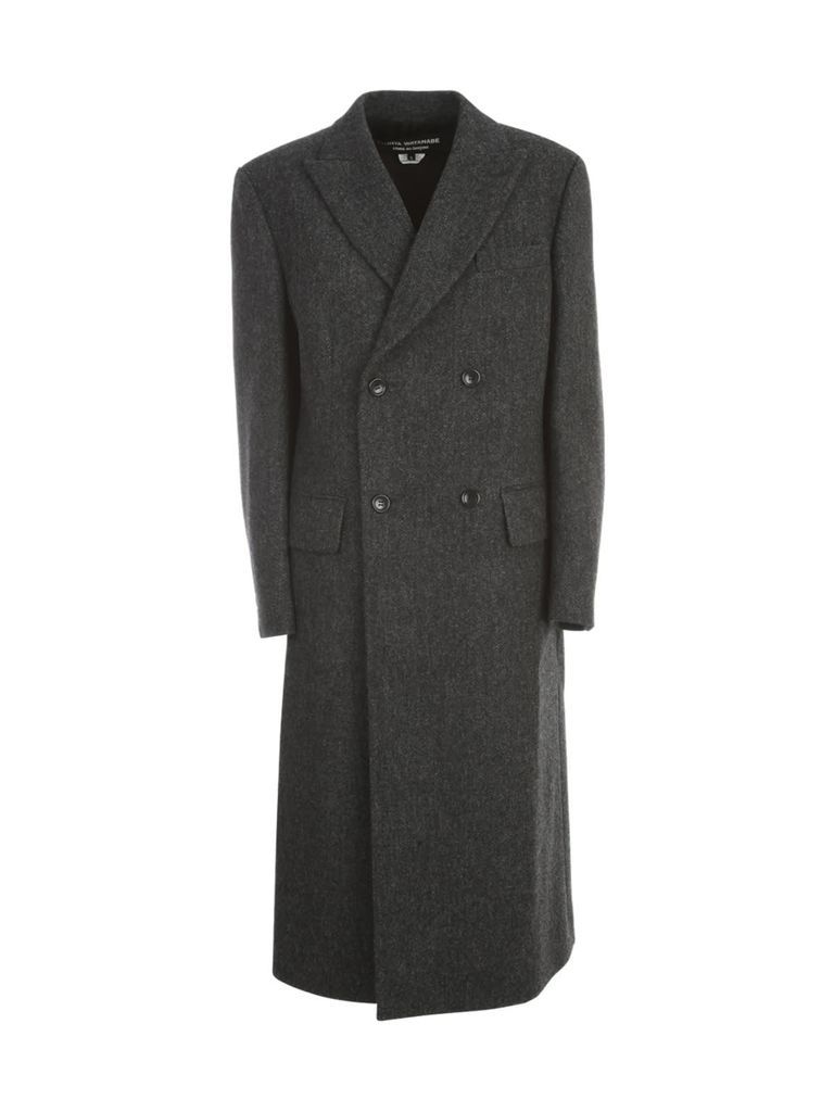 Wool Cashmere Double Breasted Coat