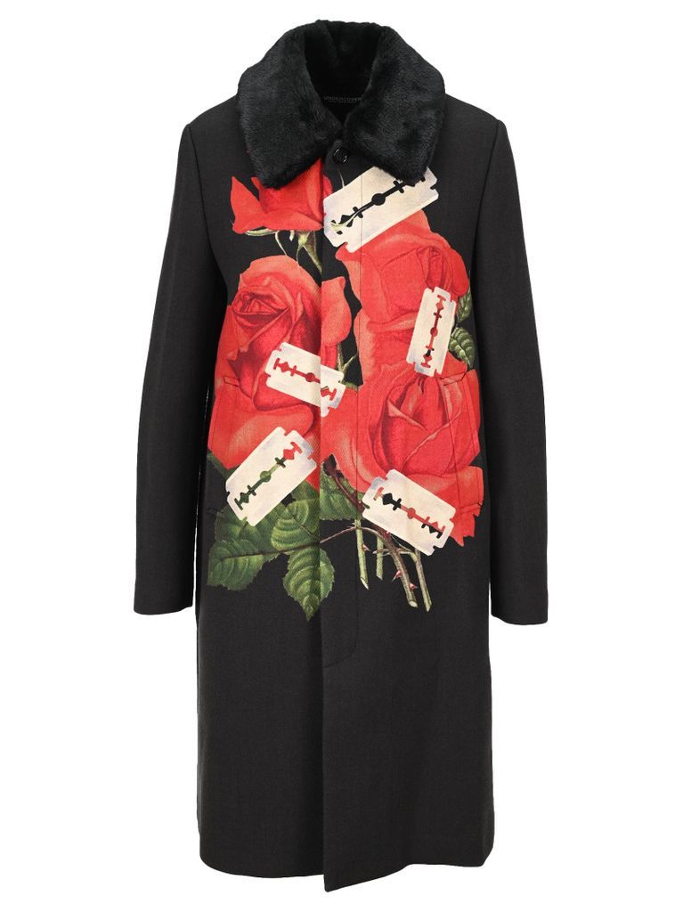 Undercover Rose Print Coat
