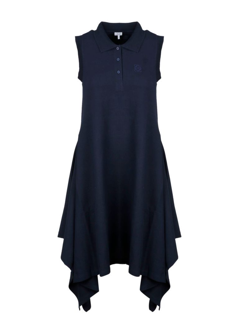 Poloneck Jersey Dress