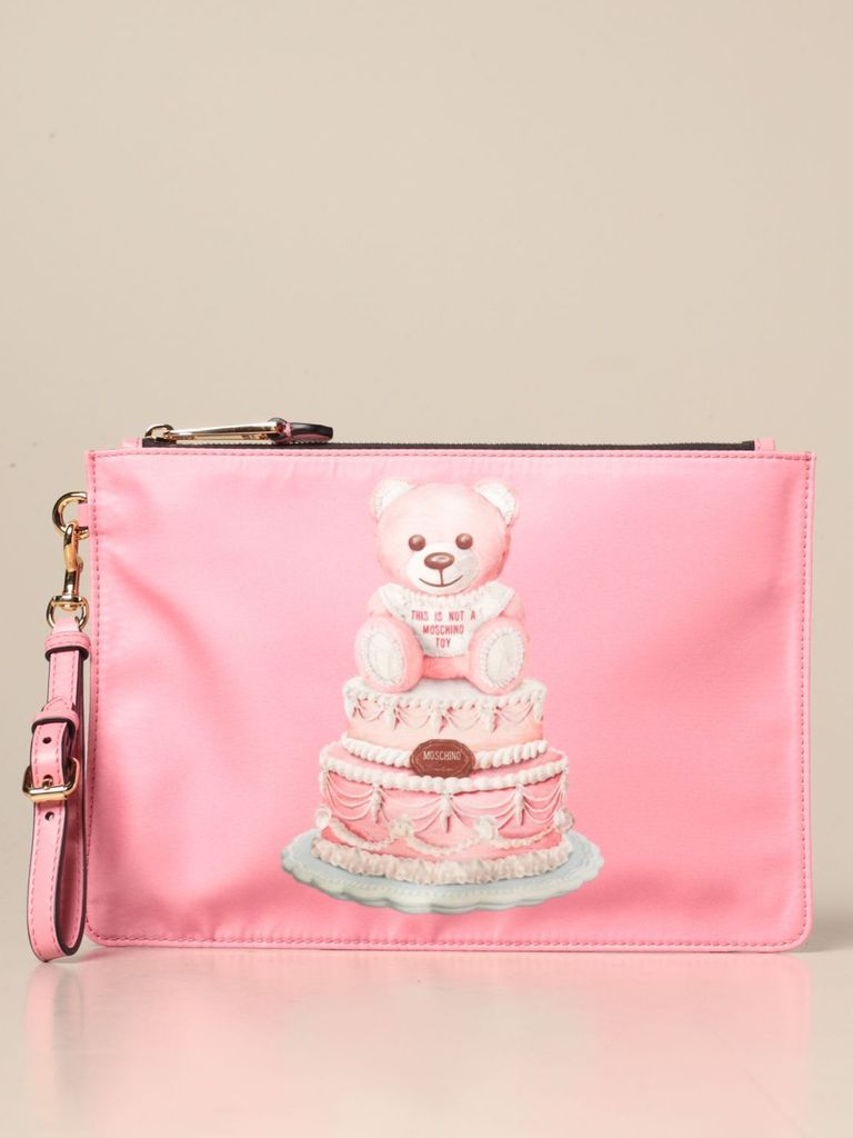 Couture Clutch Moschino Couture Nylon Clutch With Teddy Cake