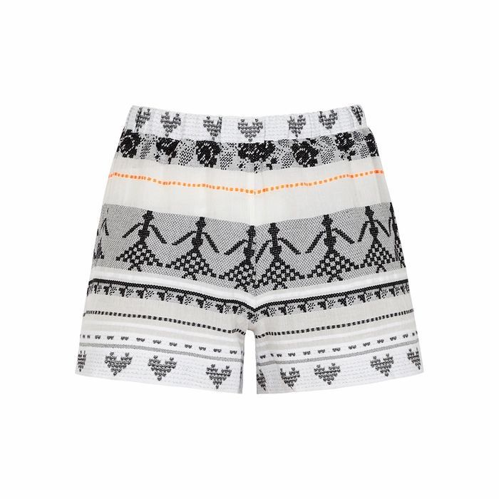 Iro Embroidered Cotton Shorts