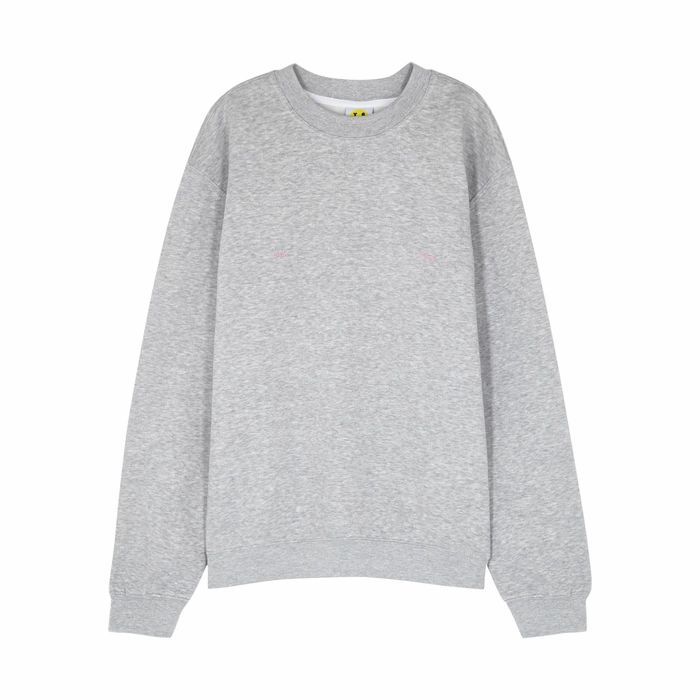 Grl Pwr Grey Cotton-blend Sweatshirt