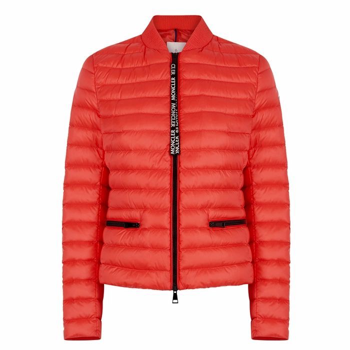 Blenca Red Quilted Shell Jacket
