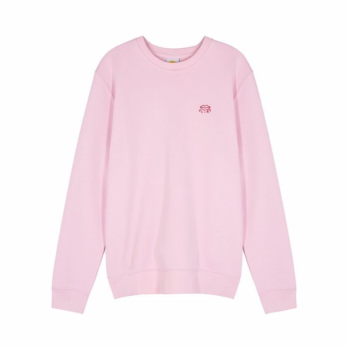 Flirt Pink Cotton-blend Sweatshirt