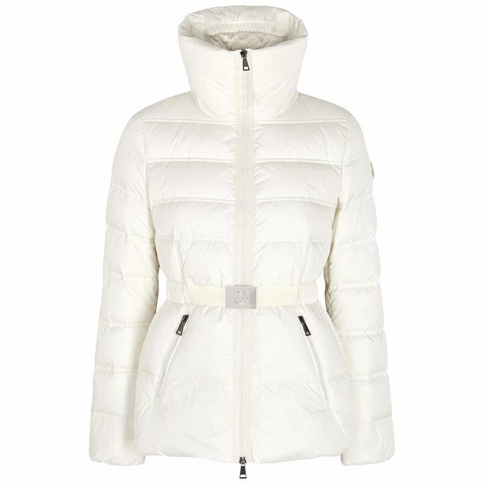 Alouette White Quilted Shell Jacket