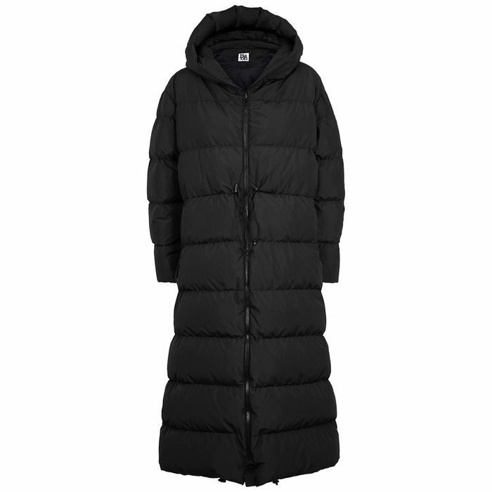 Big Cloud Black Quilted Shell Coat
