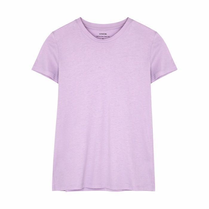 Essential Lilac Cotton T-shirt