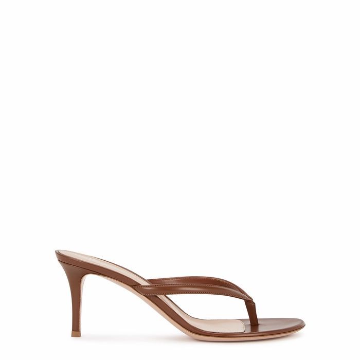 Calypso 70 Brown Leather Sandals