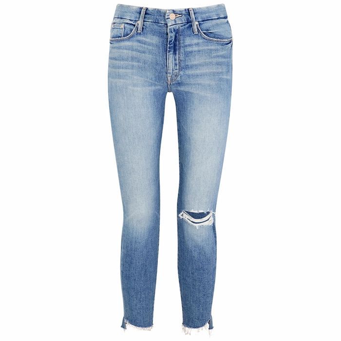 Looker Ankle Step Fray Cropped Jeans