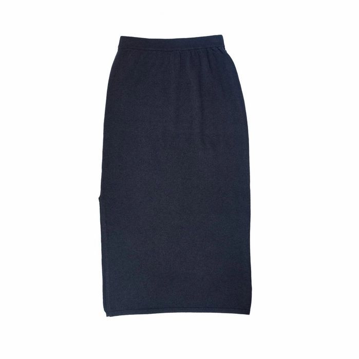 Kelly Cashmere Skirt In Dark Grey
