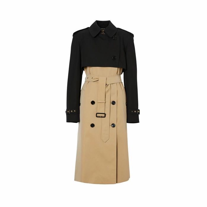 Two-tone Reconstructed Trench Coat