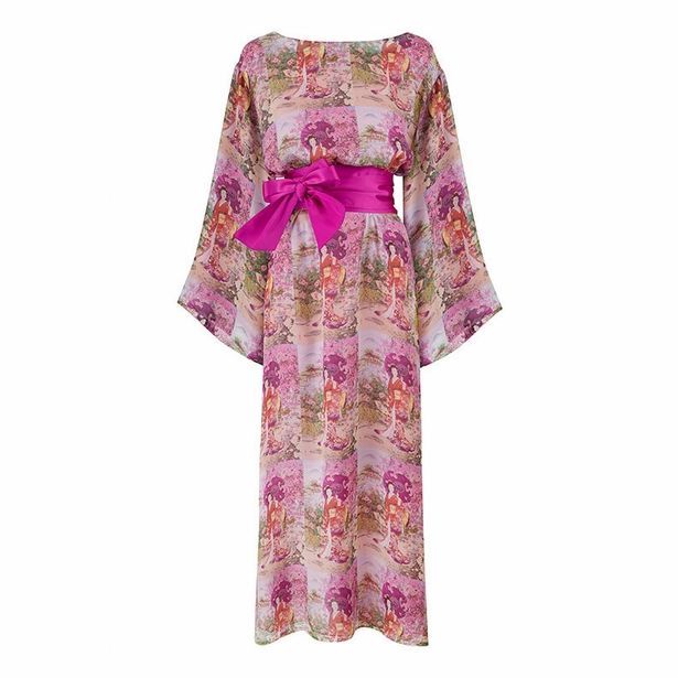 Orchid Kimono Dress