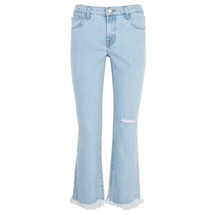 Selena Light Blue Bootleg Jeans