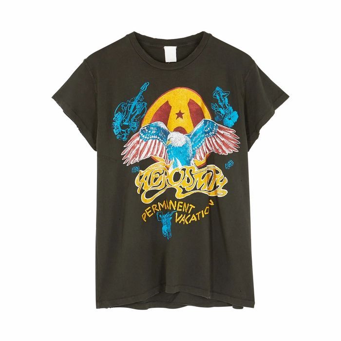 Aerosmith Permanent Vacation Printed Cotton T-shirt