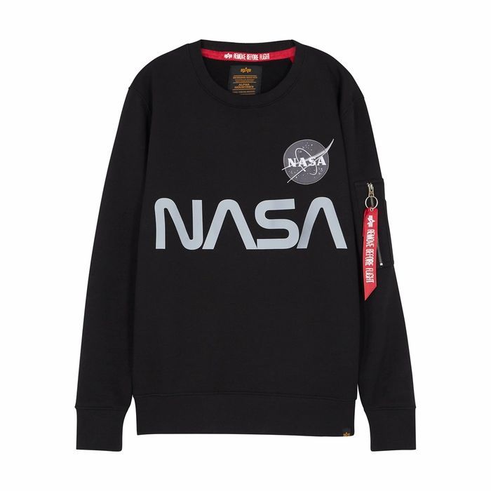 NASA Reflective Cotton-blend Sweatshirt