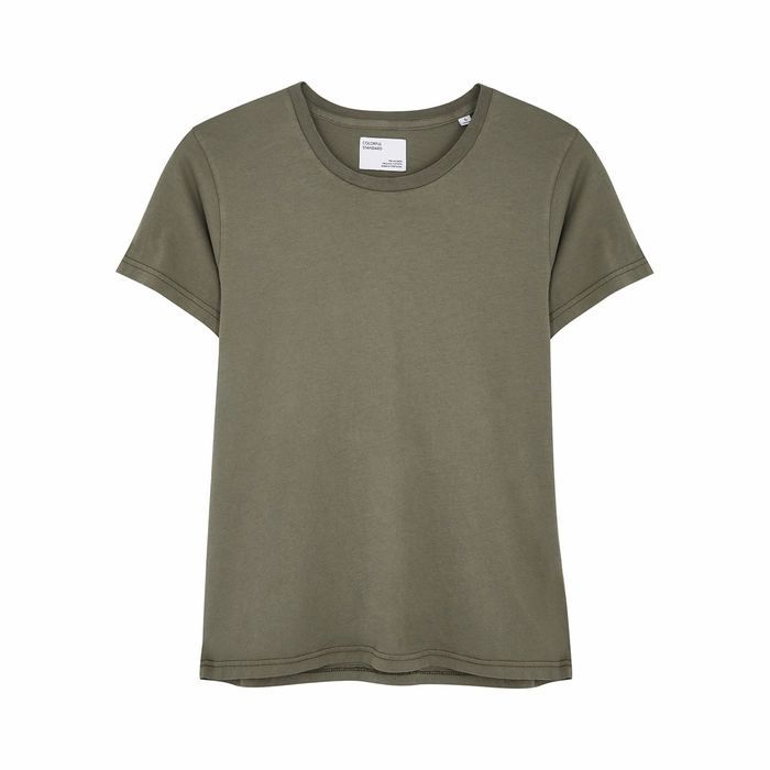 Army Green Cotton T-shirt