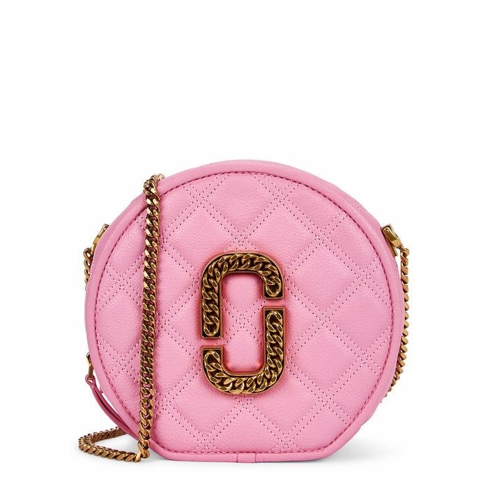 Christy Pink Leather Cross-body Bag
